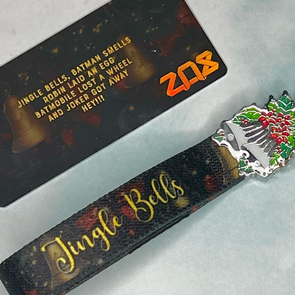 Zox 2023 Advent Jingle Bells Single Medium and ZOXLOX Gold Bells Keychain NEW - Picture 5 of 6